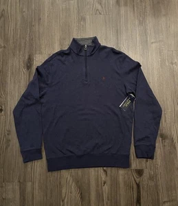 Polo Ralph Lauren Sweater Pullover Sweatshirt 1/2 Half Zip Spring Navy Small NWT - Picture 1 of 8