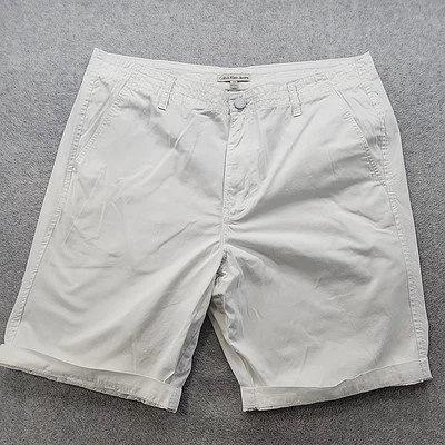 Calvin Klein Chino Shorts White Size 38 Peppy Golf Summer - Image 1 of 4