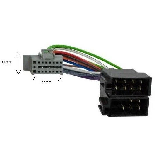 Cable Iso para Radio Coche Panasonic CQ-C1001NE CQ-C1001NW CQ-C1011NE CQ-C1011NW - Imagen 1 de 1