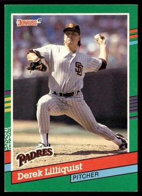 1991 Donruss Derek Lilliquist San Diego Padres #570 - Image 1 of 2