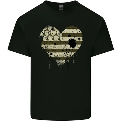 Love Flag Bretagne Fußball Herren Leichtes Baumwoll T-Shirt - Bild 1 von 2