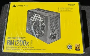 Corsair RM1200x SHIFT w pełni modułowy zasilacz ATX CP-9020254-NA (NOWY ZAPIECZĘTOWANY) - Zdjęcie 1 z 1