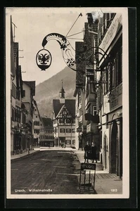 Urach, Wilhelmstrasse mit Café, Ansichtskarte  - Picture 1 of 2