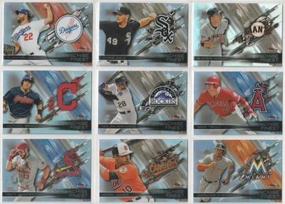 2016 FINEST FRANCHISE FINEST REFRACTOR UPICK HARPER TROUT KERSHAW FREEMAN ORTIZ - Image 1 of 4