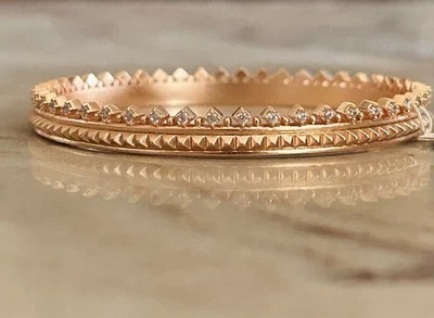 Nuevo con etiquetas Brazalete Kendra Scott Mary Caroline Oro Rosa Corona Cristales 7.75" Foto 1 de 4