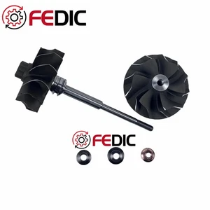 Turbo shaft and wheel TD04H 49189-00501 for Isuzu Earth Moving SK120-3 SK120-5 - Picture 1 of 1