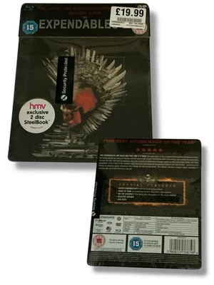 Expendables 2 Steel Box Blu-Ray Limited HMV Exclusive Steelbook Sealed - Image 1 of 4
