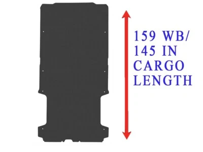 Rezaw-Plast Cargo Mat for 2014-2025 Ram Promaster Floor Mat /12ft Cargo/ Heavy D Foto 1 de 4