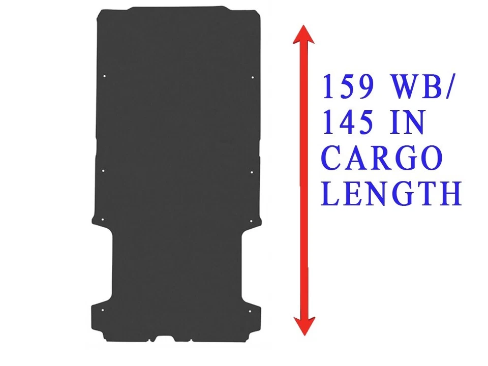 Rezaw-Plast Cargo Mat for 2014-2025 Ram Promaster Floor Mat /12ft Cargo/ Heavy D - Изображение 1 из 4