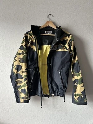 Bape Bathing Ape 1st Camo Pertex Shield Hooded Jacket Medium Vtg 00s Rare Flawed - Image 1 of 4