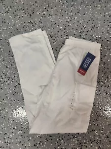 Cherokee Women's Workwear Elastic Waist Cargo Scrubs Pant, White, Size Small - Picture 1 of 6