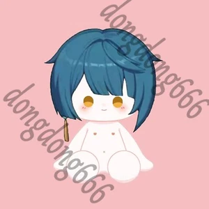 Genshin Impact Xingqiu Giocattolo Giocattolo Bambola Maumet Posizione Seduta Pupazzo Regalo - Foto 1 di 10