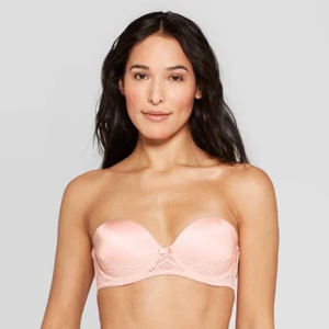Reggiseno T-Shirt Auden Foderato con Ferretto Push Up Cacao e Rosa Morbido - Foto 1 di 6