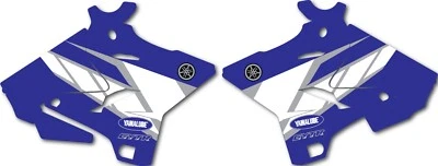 Pegatinas de radiador estilo réplica caña para adaptarse a gráficos Yamaha YZ 250 2015 - 2021 Foto 1 de 2