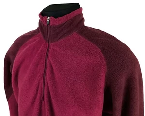 Patagonia Capilene Herren Fleecepullover Burgund 1/4 Zip Größe S - Bild 1 von 12