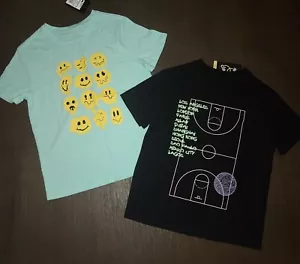 NEW LOT OF 2 BOYS ART CLASS GRAPHIC TEES T-SHIRTS SIZE S 6-7 - Picture 1 of 3
