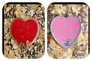 Tú eliges decoración vintage inspirada en rosa o rojo corazón de San Valentín rosa o rojo decoración - Imagen 1 de 11
