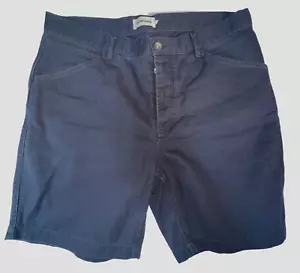 Pantaloncini Taylor Stitch blu chino lino spiaggia preppy estivi casual uomo taglia 35 - Foto 1 di 10