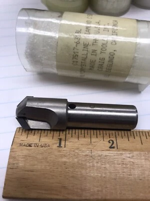 1 pc.  5/8” 90 DEGREE 2 FLUTE PCD DIAMOND TIPPED COUNTERSINK. 3/16” PILOT HOLE   - Image 1 of 2