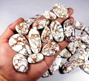 Natural Magnesite Wild Horse Jasper Cabochon Gemstone Wholesale Lot 1 To 142 Pcs - Picture 1 of 7