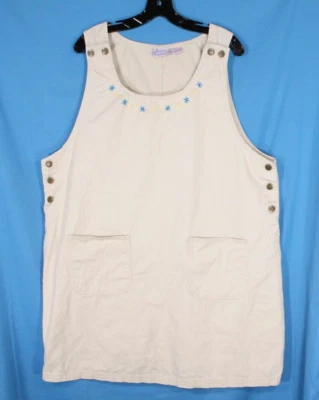 Vestido de Colección South Expressions Caqui Mono Jumper Cambio SIN MANGAS Bolsillos 2X Foto 1 de 4