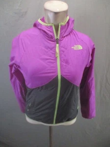 The North Face Size M (10-12) Girls Purple Full Zip Pocket Reversible Jacket 454 - Picture 1 of 9