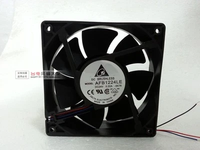 Delta AFB1224LE Inverter cooling fan DC24V 0.3A 120x120x38mm 3-Wire - Image 1 of 3
