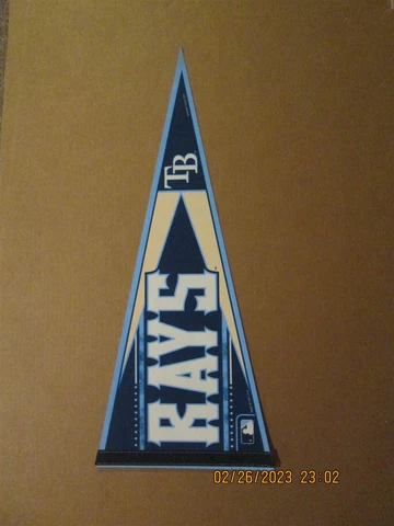 MLB Tampa Bay Rays Vintage Circa 2009 Team Logo Baseball Pennant #3 Cover