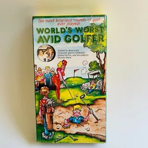 1989 World's Worst Avid Golfer Tournament VHS Spagnolo Ireland Mosser Pulford - Imagen 1 de 3