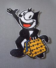 Felix the Cat w/Bag of Tricks Embroidered Iron-On Patch - 3" - 