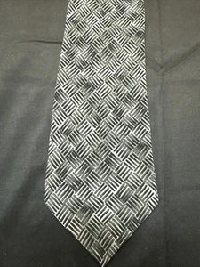 Grateful Dead Without A Net Ninth Set 100% Silk Tie Black Gray Hand Made Vintage - Picture 1 of 7