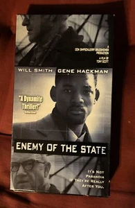 Enemy Of The State - Will Smith and Gene Hackman - Action & Adventure VHS Tape - Picture 1 of 8