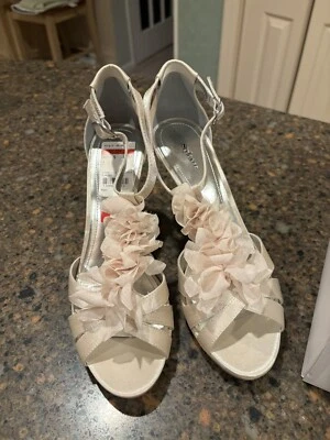 Style & Co Women's Size 9M Ivory Dress Shoe Sandal Wedding Bride Champagne Prom - Image 1 of 4