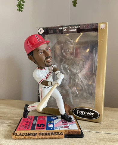 VLADIMIR GUERRERO Los Angeles Angels 2004 MLB Ticket Base Nodder Bobblehead NIB! Cover