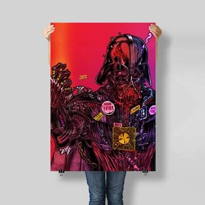 Star Wars Darth Vader / Hellraiser Pinhead Giant Size Movie Poster Sci Fi 80s - Picture 1 of 1