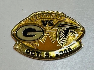 Green Bay Packers vs Atlanta Falcons Game Day Pin October 5 2008 10/5/08 Lambeau - Picture 1 of 2