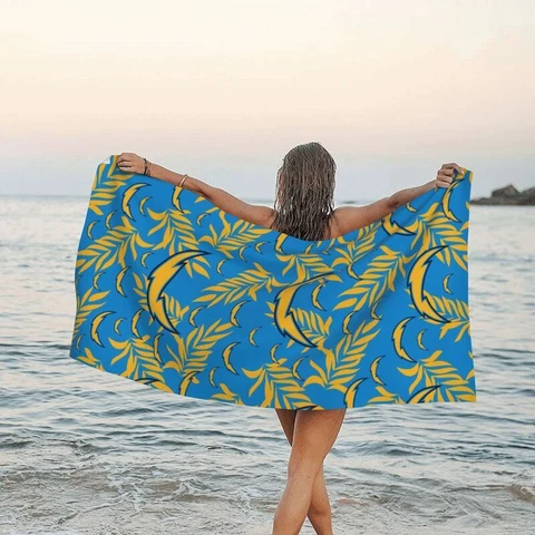 San Diego Chargers Fans Travel Towel Beach Holiday Quick Dry Towel 31.5"x63" Cover