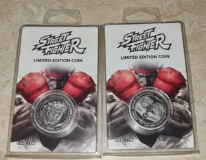 Street Fighter Limited Edition Collectable Silver Coin Capcom Bundle Collection - Picture 1 of 1