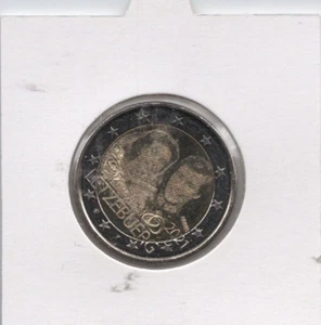 Luxemburg 2 Euro 2021 40. Hochzeitstag Großherzogliche in Fotoprägung bankfrisch - Bild 1 von 2
