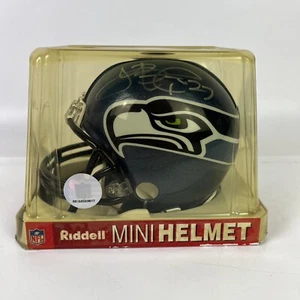 Seattle Seahawks Babineaux & Wallace Signed Riddell Mini Helmet, NFL, NO COA - Picture 1 of 7