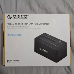 ORICO 6619US3 USB 3.0 SATA External Hard Drive Docking Station 2.5"/3.5" HDD/SSD - Picture 1 of 2