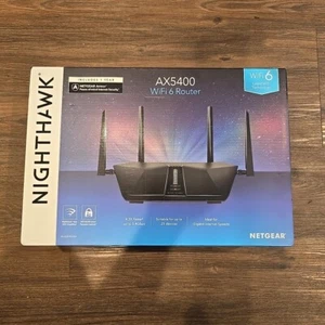 NETGEAR AX5200 Nighthawk 6-Stream Dual-Band Wi-Fi Router - Black - Picture 1 of 8