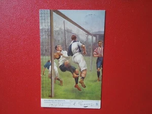 G6994 POSTKARTE 1906 FUSSBALL VORFÄLLE TUCK ART HOLLÄNDISCHE POST GEBRAUCHT SIEHE BESCHREIBUNG - Bild 1 von 7
