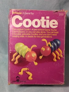 Vintage 1976 Schaper Cootie Game Toy Complete Set with Box #200 - Picture 1 of 16
