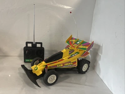 Vintage Retro Radio Control Car Racing Buggy Flame Thrower Fully Working - Image 1 of 4