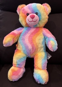 Build-A-Bear Verzauberter Garten Regenbogen Pastell Plüsch Teddy 17 Zoll Stofftier - Bild 1 von 6