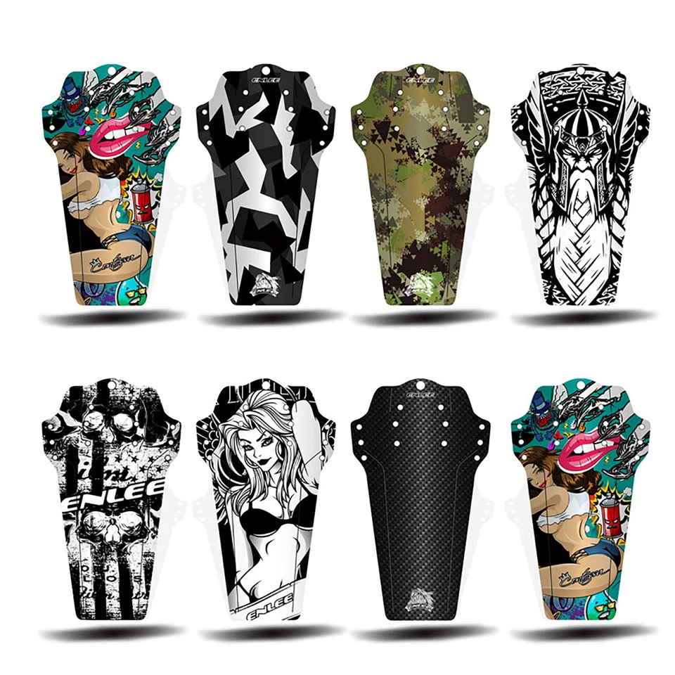 ENLEE Road Bike MTB Front Mudguard Mud Guard Easy Install Cycling Rear Fenders - Image 1 of 4