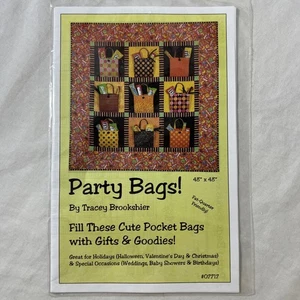 Party Bags Pocket Bags Wall Quilt Pattern by Tracey Brookshier 07717 NEW - Picture 1 of 6