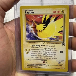 Pokémon Zapdos 23 Black Star Promo Rare Pokemon TCG Card 2000 MP Vintage WOTC - Picture 1 of 4