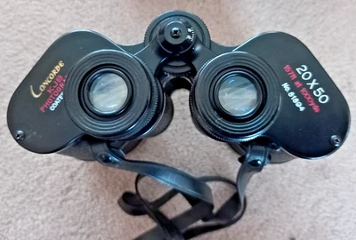 A Vintage Pair of Concorde 20 x 50 Binoculars - KJB Photography - with case - Image 1 of 4